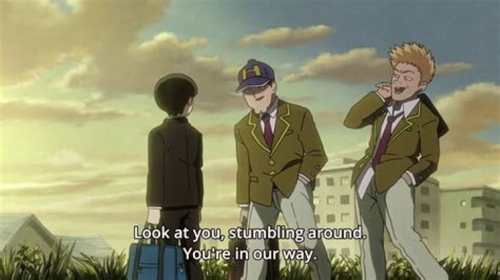 In what episode does mob get bullied?