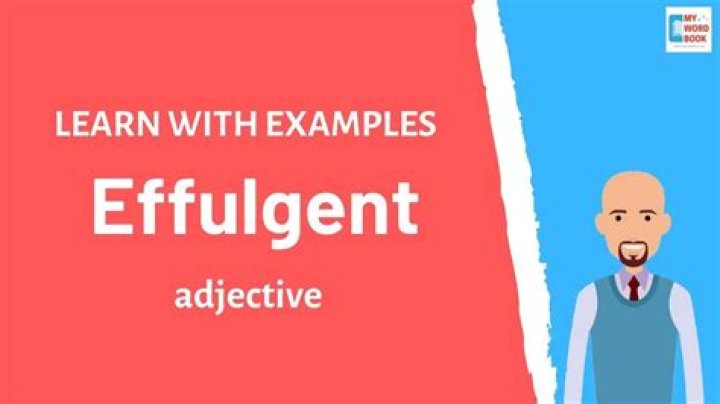 Is effulgence a verb?