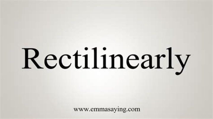 Is rectilinearly a word?
