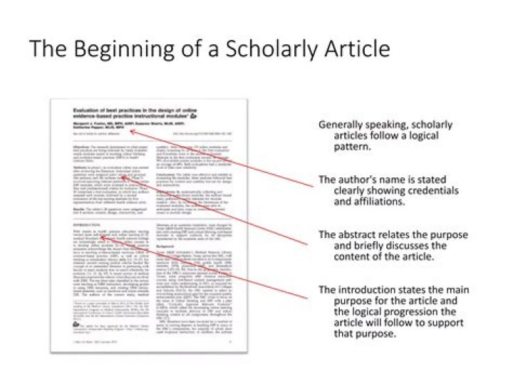 Is scholarly journal articles?