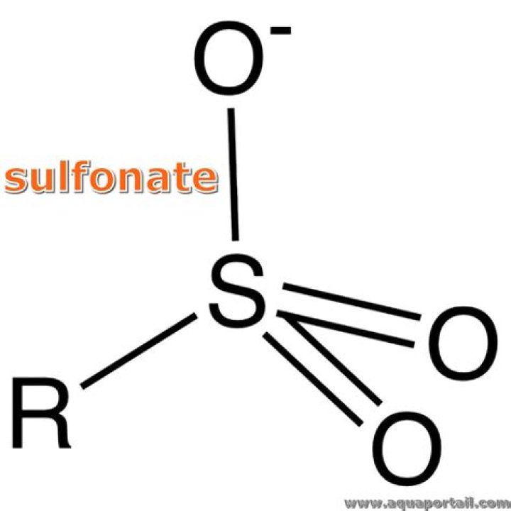 Is sulfonate a sulfate?