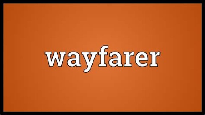 Is wayfarers a word?