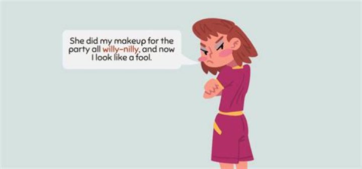 Is willy nilly slang?