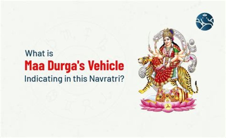 On which vehicle maa durga is coming in 2020?