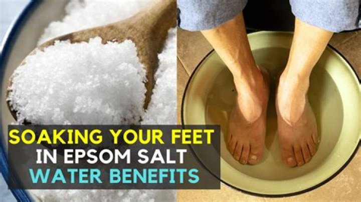 Should i soak blistered feet in saltwater?