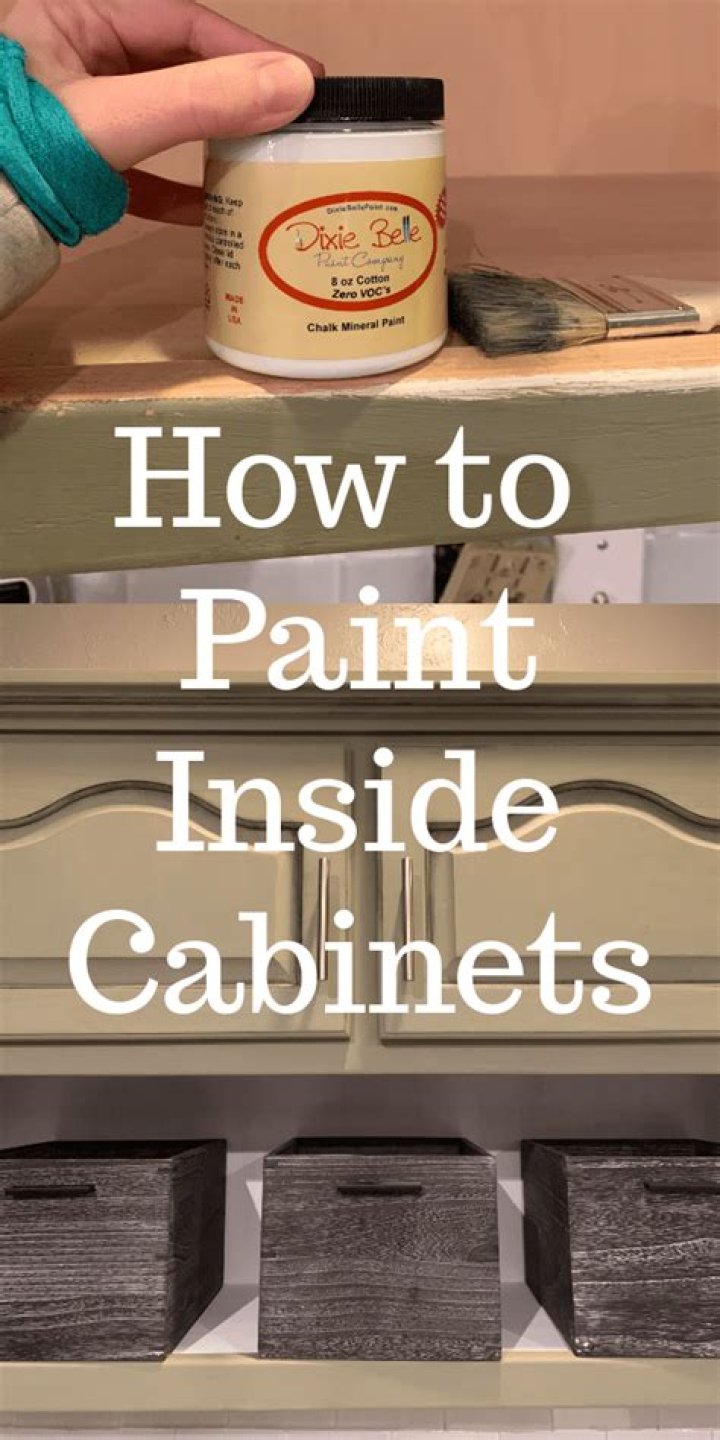Should inside of cabinets be painted?