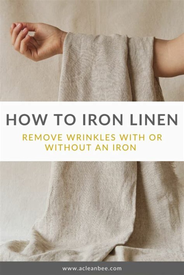Should linen be ironed?