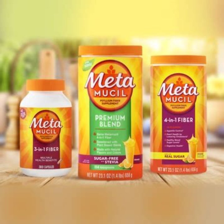 Should metamucil be taken with food?