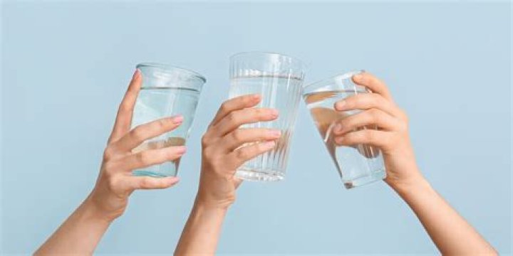Should you cheers with water?