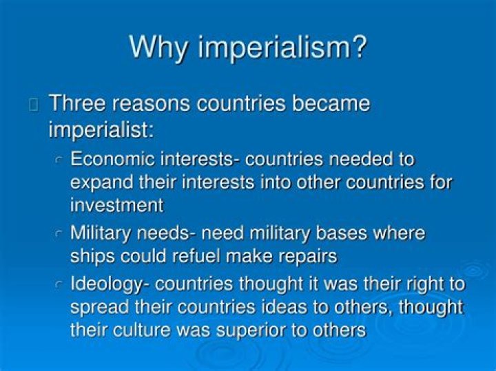 Was imperialism a good thing?