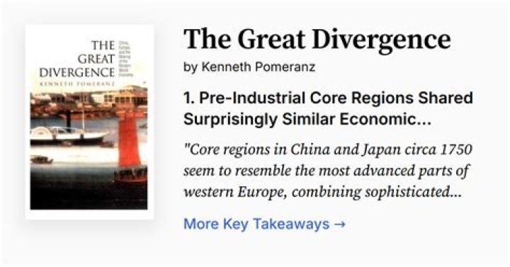 Was ist great divergence?