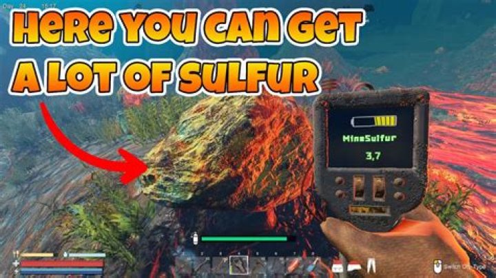 Were to find sulfur?