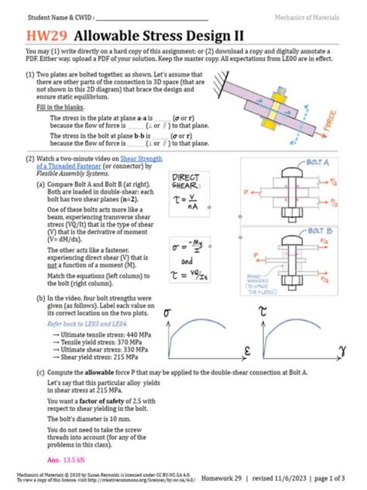 What allowable stress design?