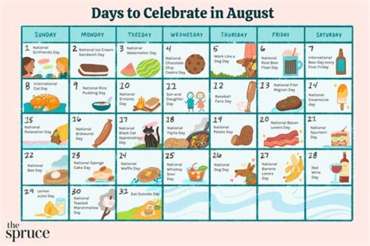 What celebration month is august?