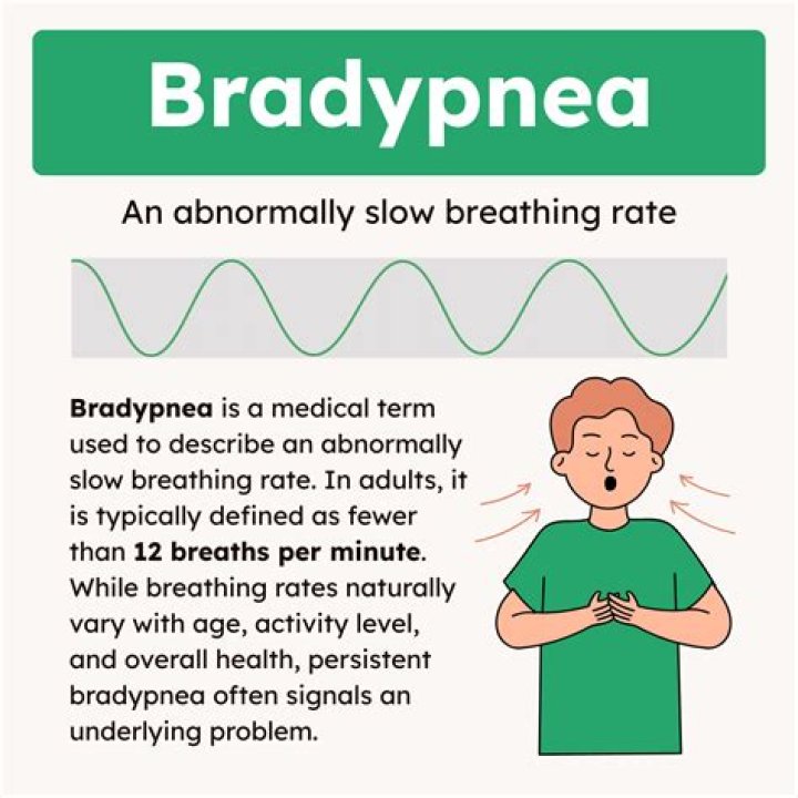 What do bradypnea mean?