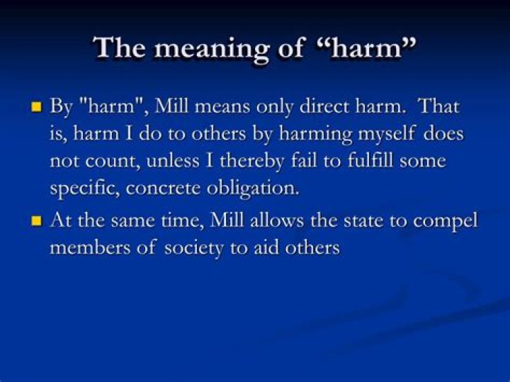 What does harm mean?