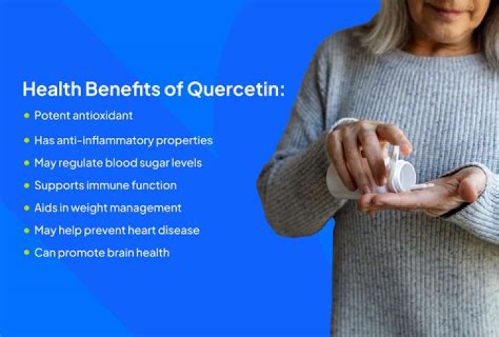 What does quercetin help with?