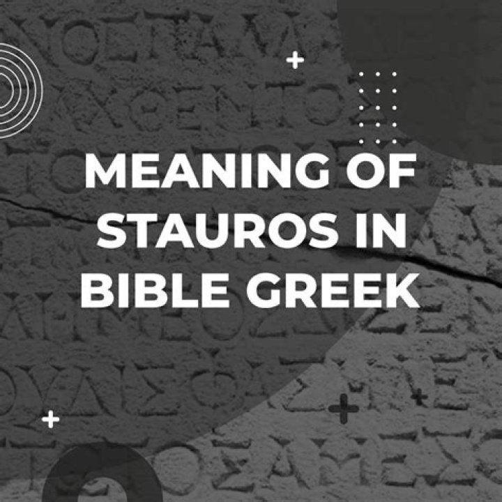 What does stauros mean in greek?