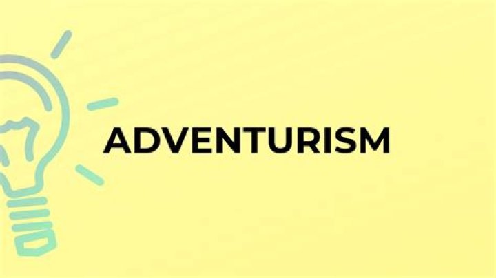 What does the word adventurism meaning?