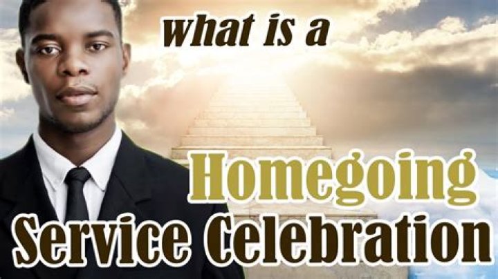 What is a home going?