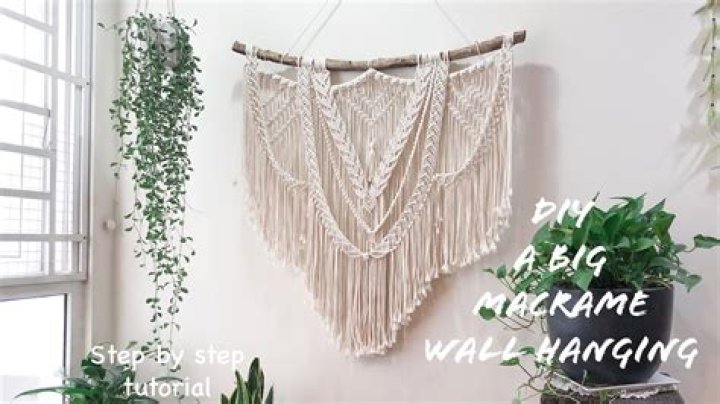 What is a macrame wall hanging?