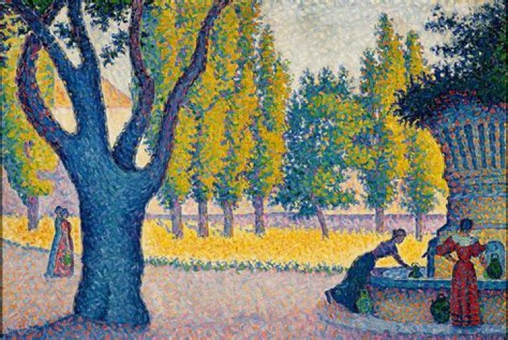 What is a pointillist painting?