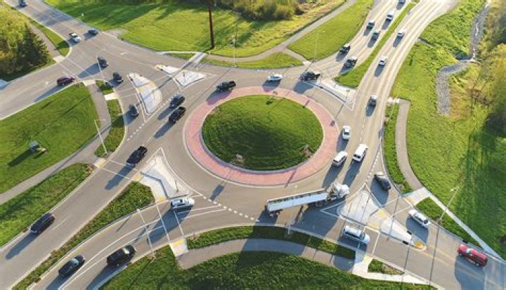 What is a roundabout in driving?