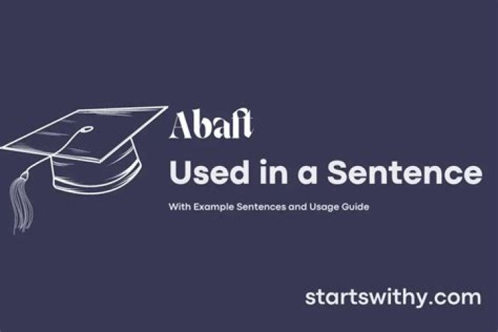 What is abaft sentence?