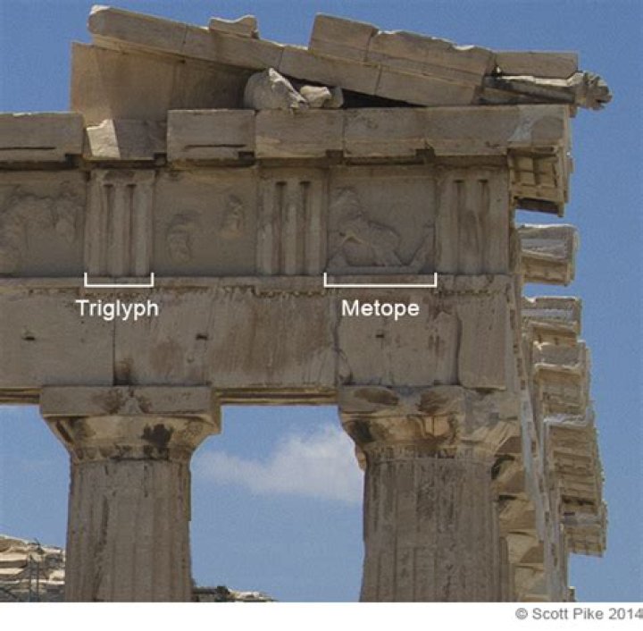 What is an example of triglyph?