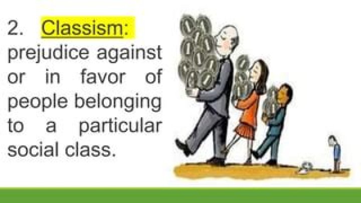 What is classism prejudice?