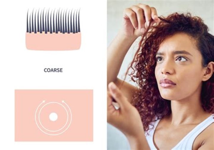 What is coarse hair mean?