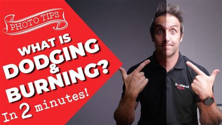 What is dodging and burning?