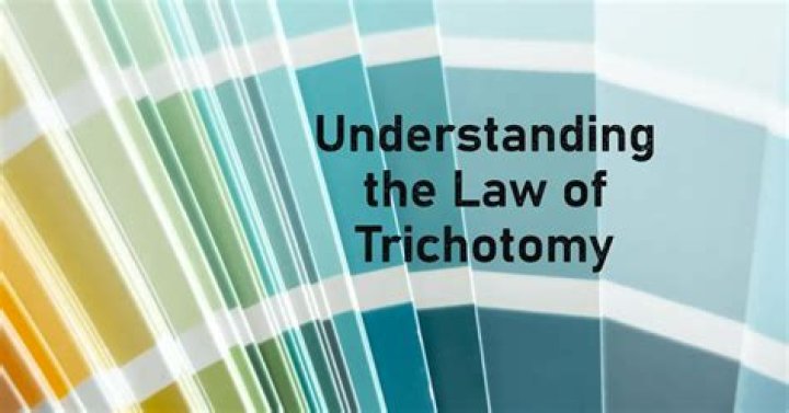 What is law of trichotomy?