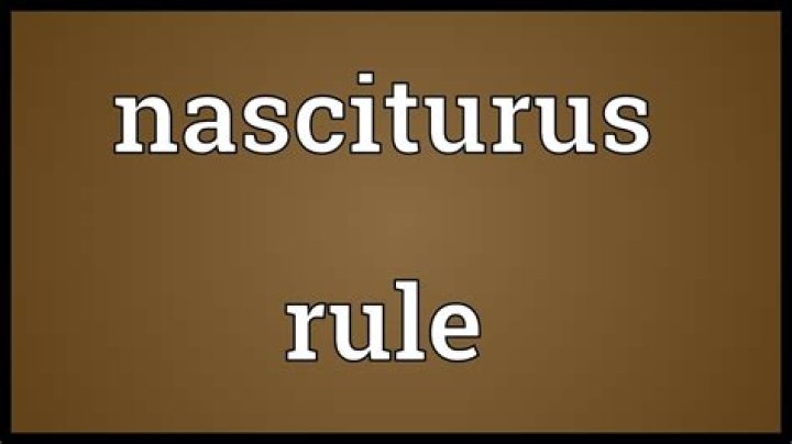 What is nasciturus rule?