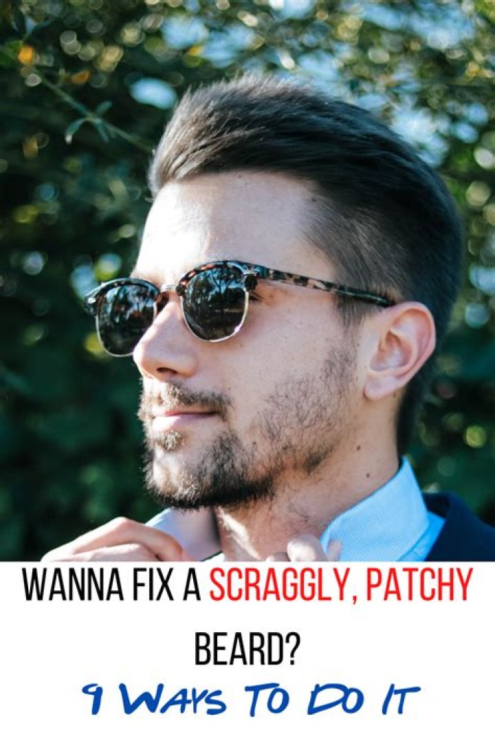 What is scraggly hair?