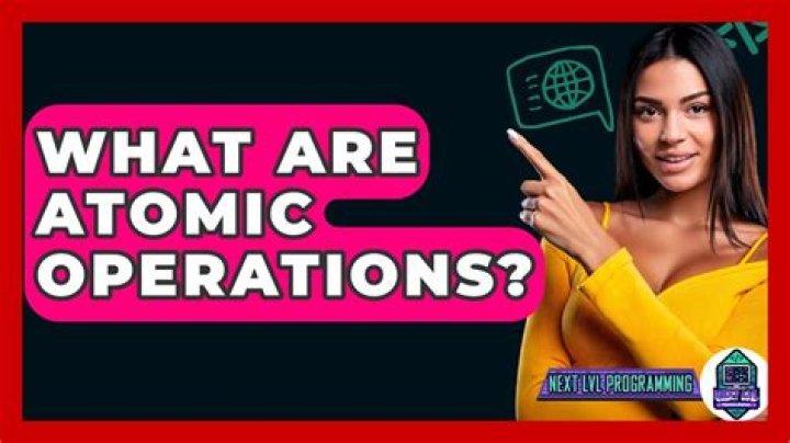 What operations are atomic?