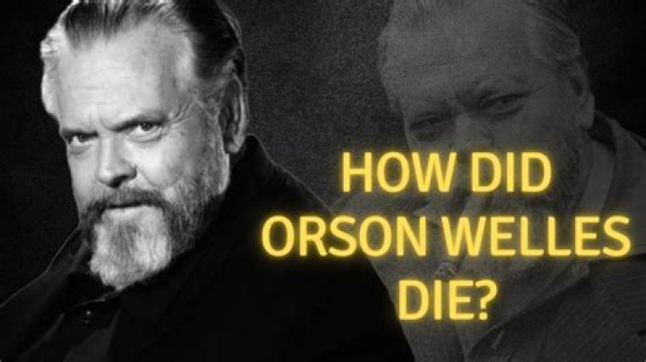 What year did orson welles die?