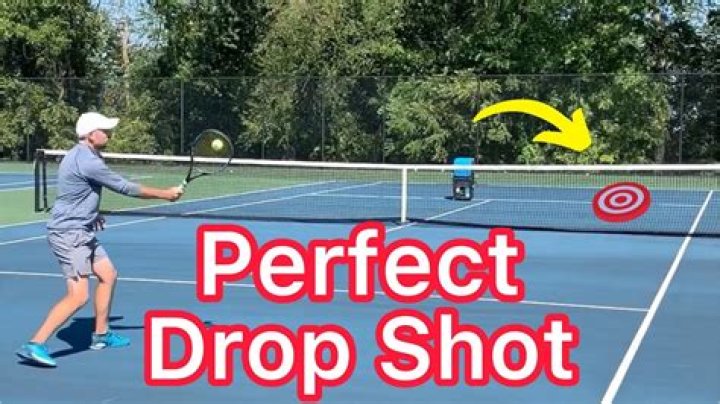 Whats a dropshot in tennis?