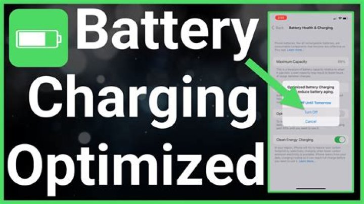 Whats optimised battery charging?