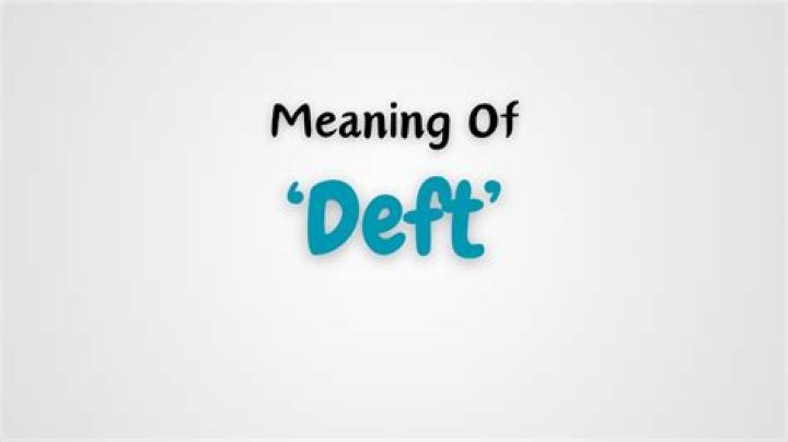 Whats the opposite meaning of deft?