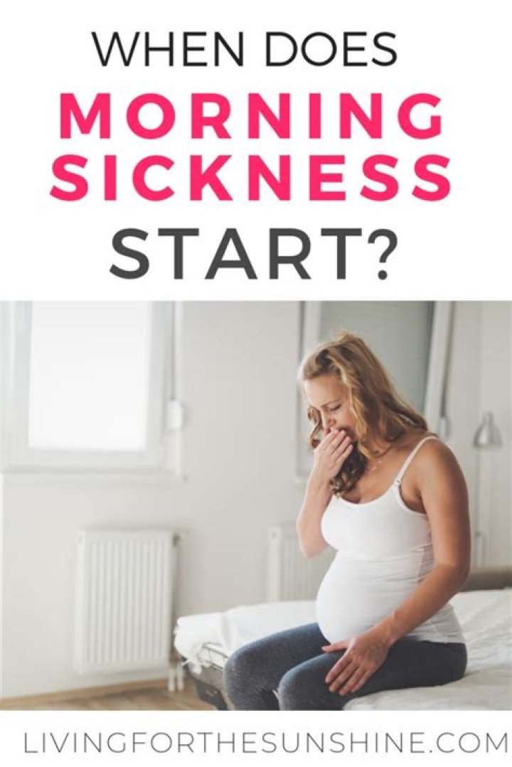 When does morning sickness start subsiding?