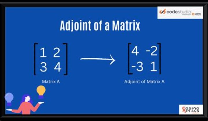 When is a matrix adjoint?