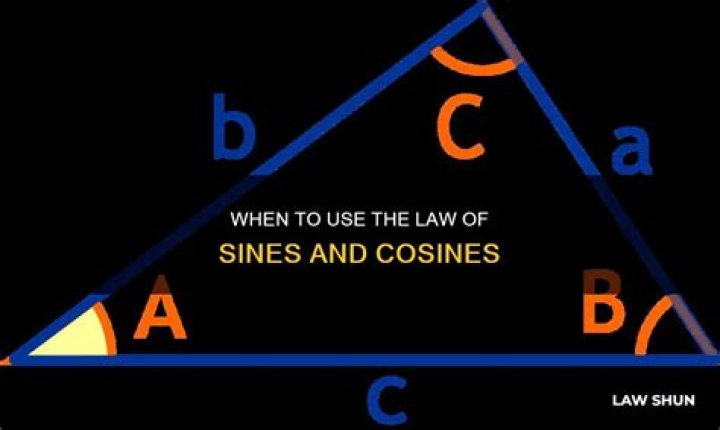 When to use law of sines and when to use law of cosines?