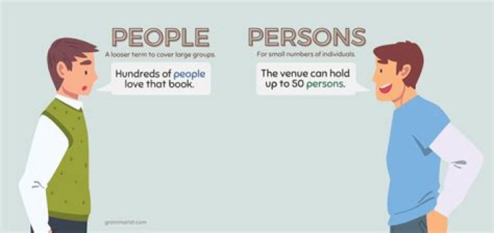 When to use persons?