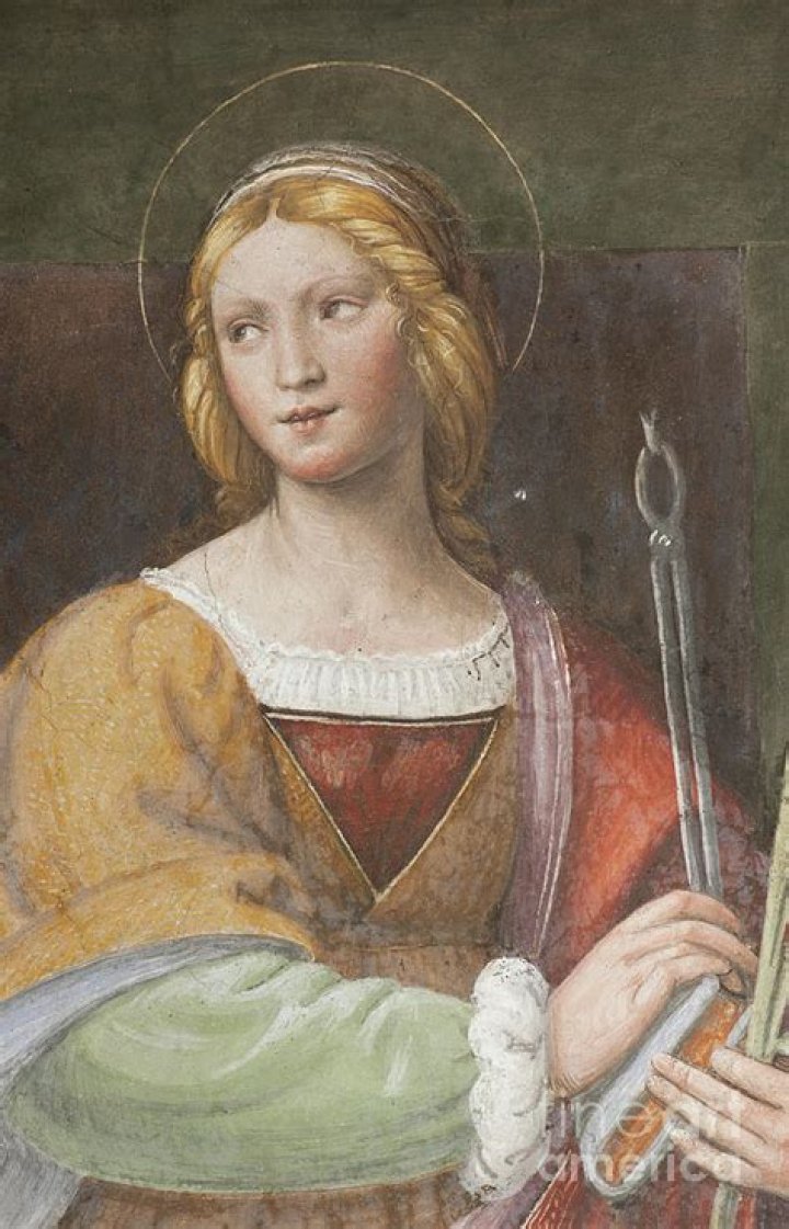 When was saint apollonia born?