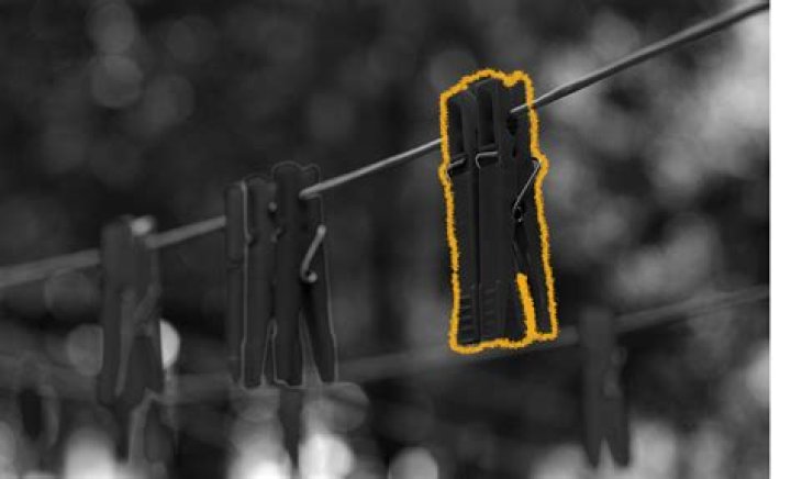 When was the spring loaded clothespin invented?