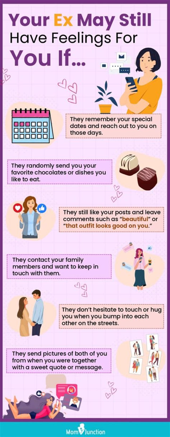 When your ex starts reminiscing?