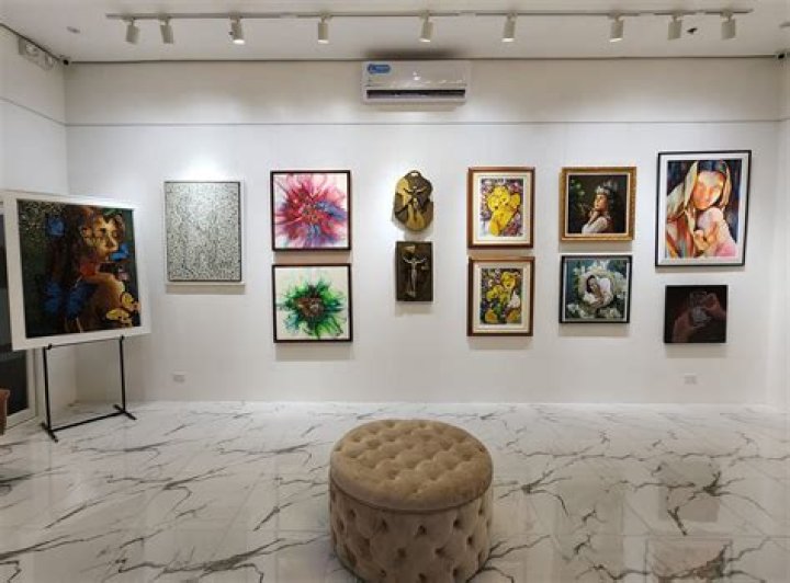 Where are artworks displayed and sold?