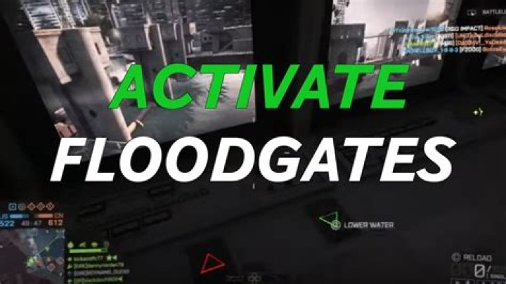 Where are floodgates found?