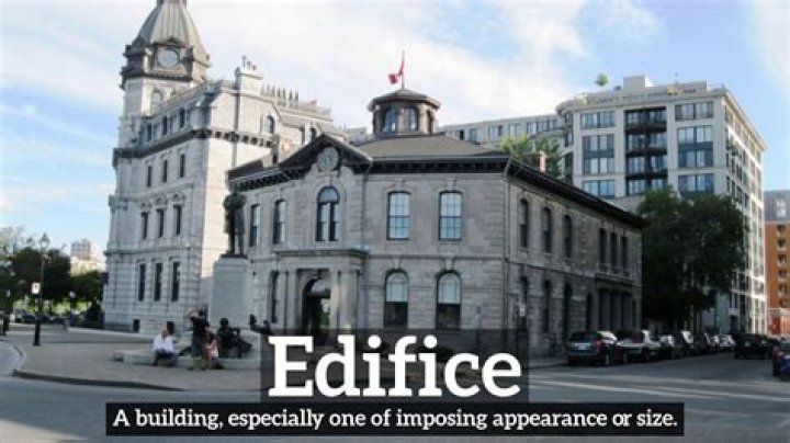 Where does edifice mean?